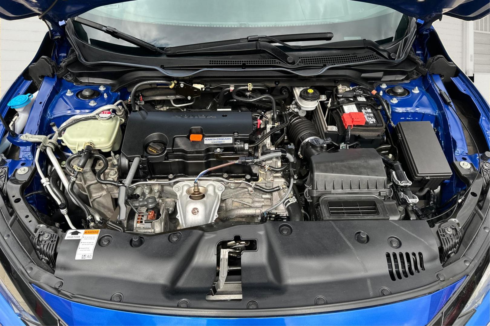 2019 Blue Honda Civic EX Honda Sensing Sedan CVT (2HGFC2F89KH) with an 2.0L L4 DOHC 16V engine, CVT transmission, located at 767 S State Road, Pleasant Grove, UT, 84062, (801) 785-1058, 40.354839, -111.736687 - Photo#8