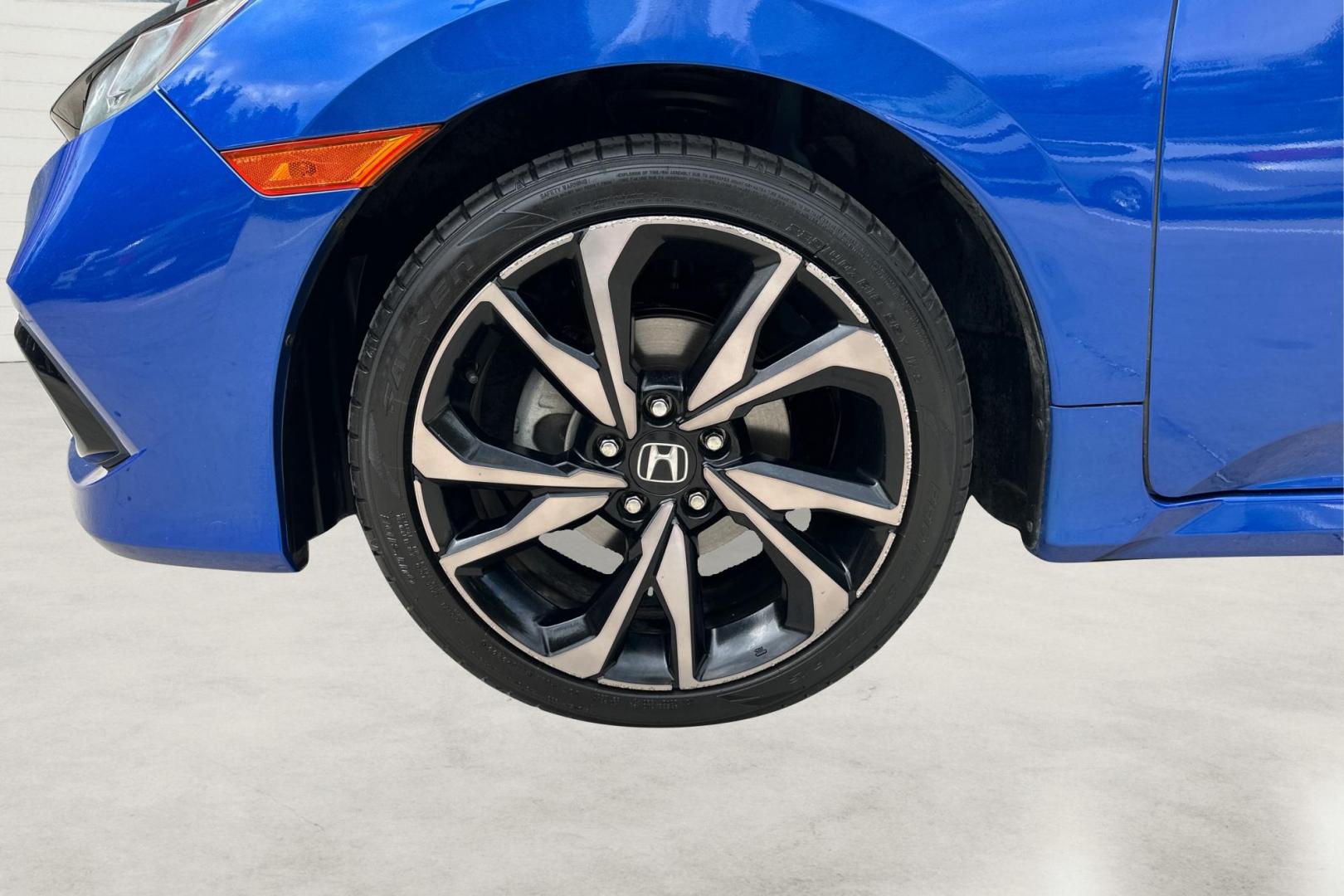 2019 Blue Honda Civic EX Honda Sensing Sedan CVT (2HGFC2F89KH) with an 2.0L L4 DOHC 16V engine, CVT transmission, located at 767 S State Road, Pleasant Grove, UT, 84062, (801) 785-1058, 40.354839, -111.736687 - Photo#9