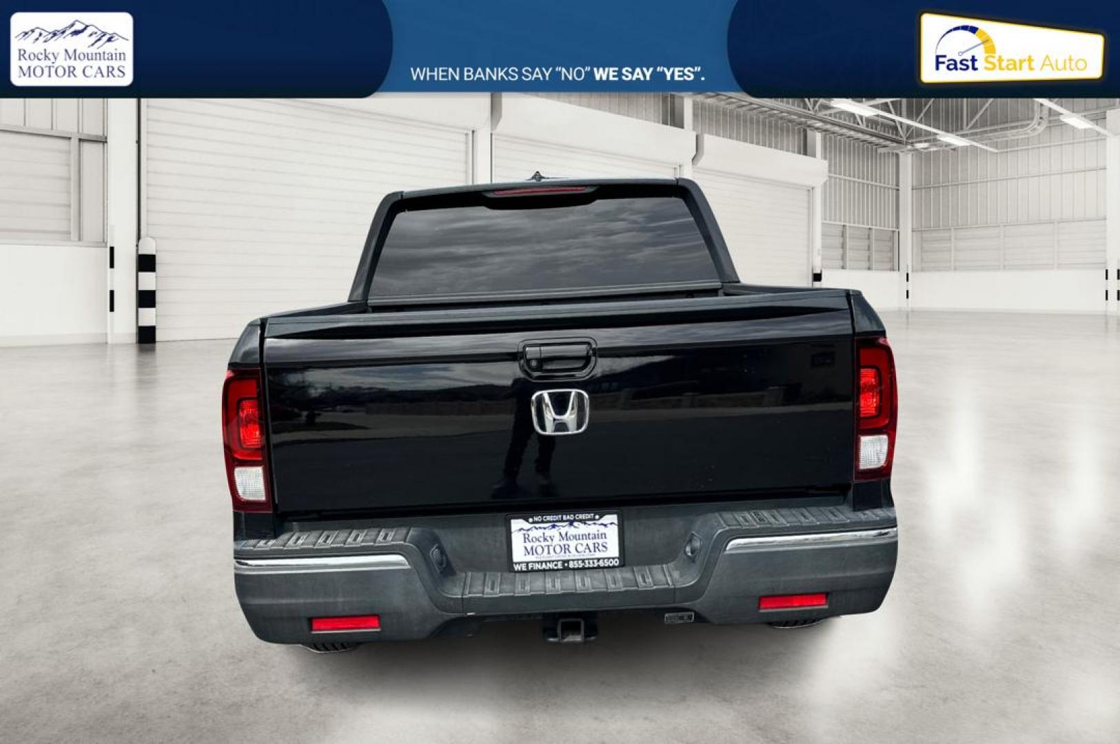 2019 Black Honda Ridgeline Sport (5FPYK2F15KB) with an 3.5L V6 SOHC 24V engine, 6A transmission, located at 7755 State Street, Midvale, UT, 84047, (801) 753-9063, 40.610329, -111.892159 - Photo#4
