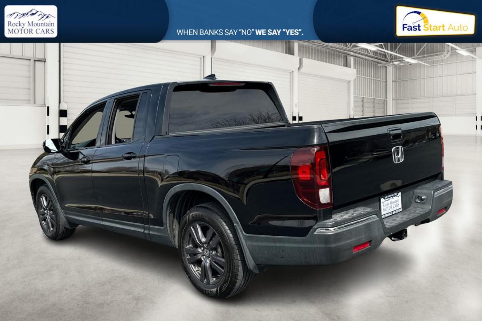2019 Black Honda Ridgeline Sport (5FPYK2F15KB) with an 3.5L V6 SOHC 24V engine, 6A transmission, located at 7755 State Street, Midvale, UT, 84047, (801) 753-9063, 40.610329, -111.892159 - Photo#5