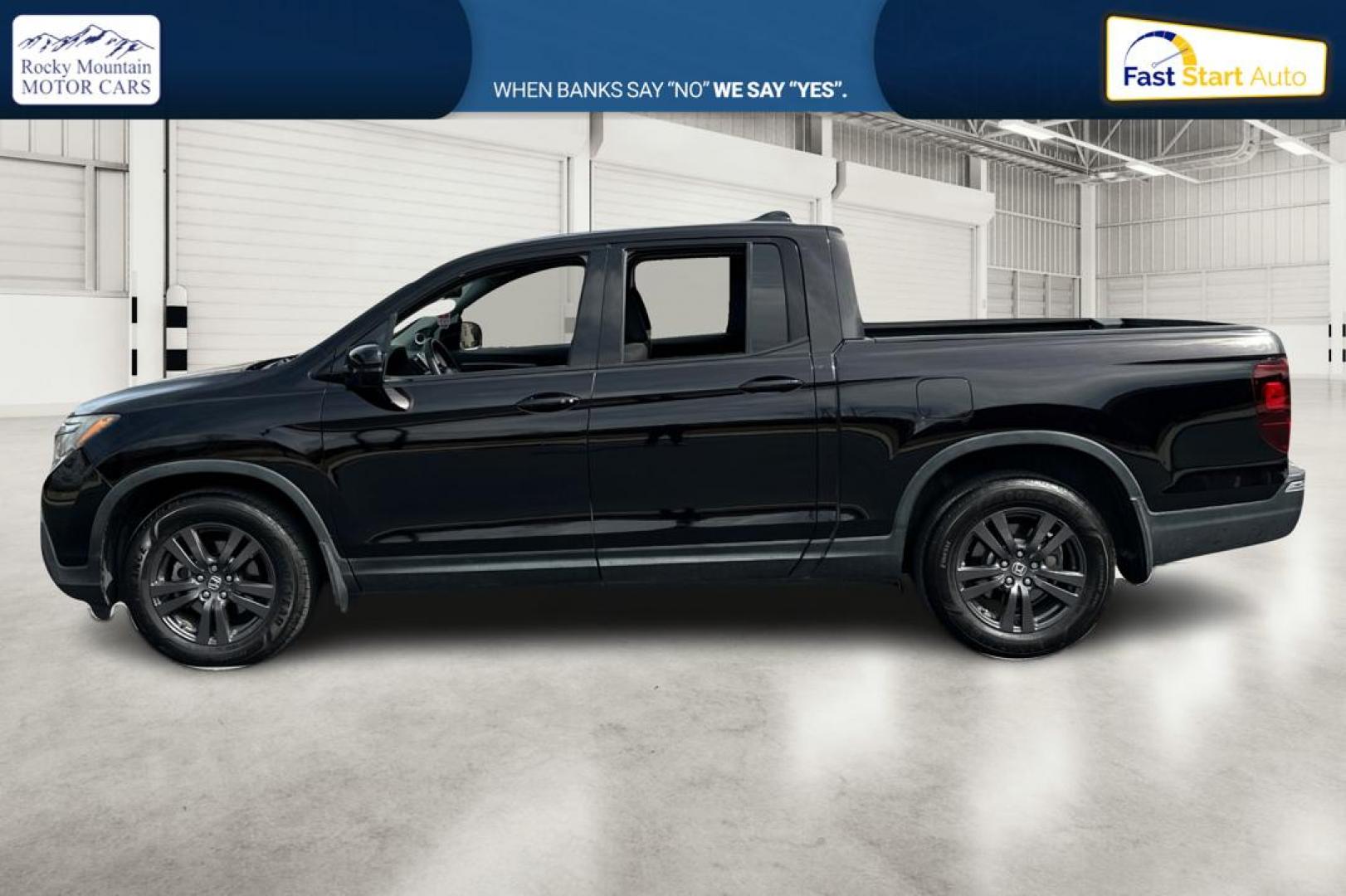 2019 Black Honda Ridgeline Sport (5FPYK2F15KB) with an 3.5L V6 SOHC 24V engine, 6A transmission, located at 7755 State Street, Midvale, UT, 84047, (801) 753-9063, 40.610329, -111.892159 - Photo#6