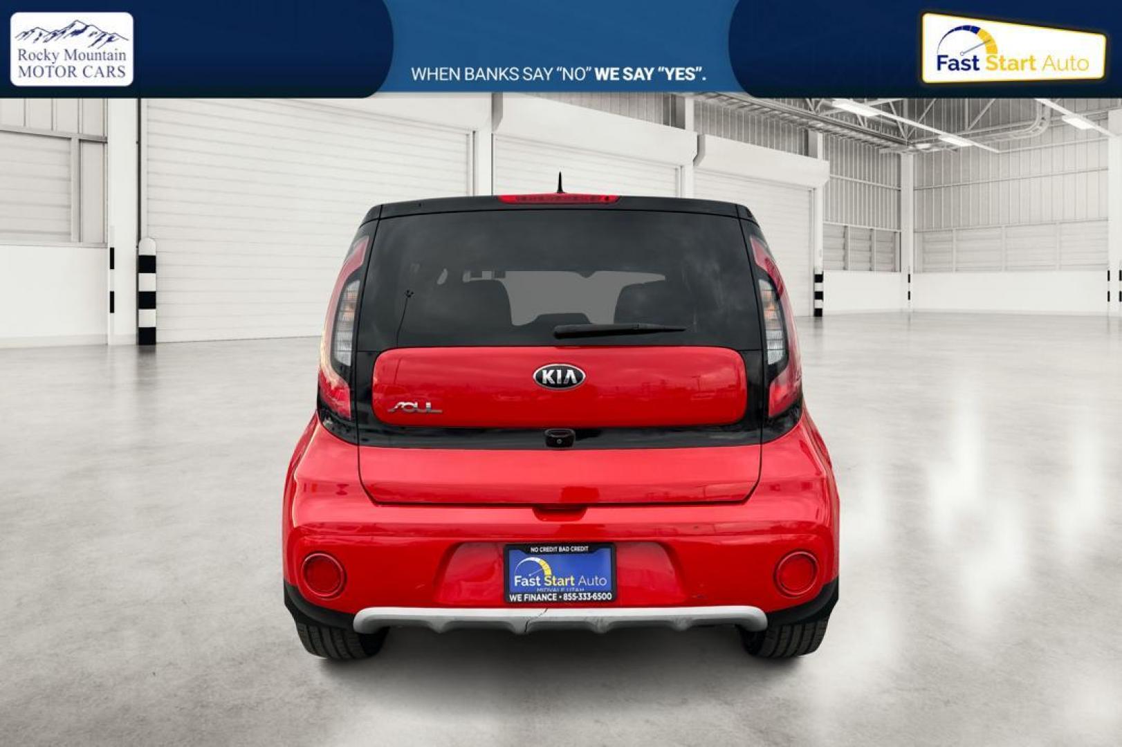 2019 Red Kia Soul + (KNDJP3A59K7) with an 2.0L L4 DOHC 16V engine, 6A transmission, located at 767 S State Road, Pleasant Grove, UT, 84062, (801) 785-1058, 40.354839, -111.736687 - Photo#4