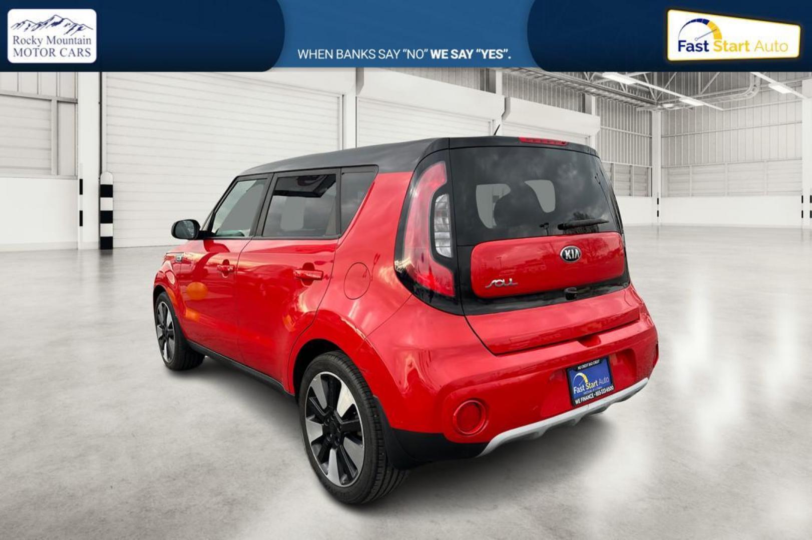 2019 Red Kia Soul + (KNDJP3A59K7) with an 2.0L L4 DOHC 16V engine, 6A transmission, located at 767 S State Road, Pleasant Grove, UT, 84062, (801) 785-1058, 40.354839, -111.736687 - Photo#5