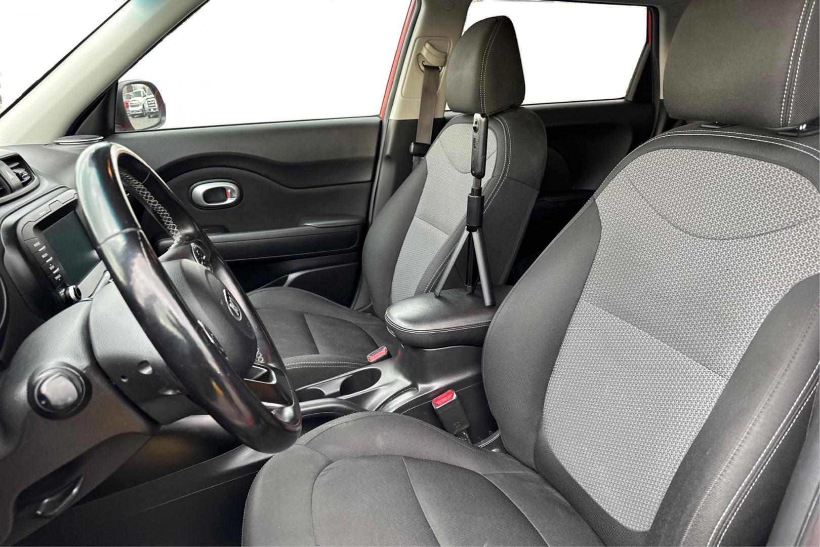 2019 Red Kia Soul + (KNDJP3A59K7) with an 2.0L L4 DOHC 16V engine, 6A transmission, located at 767 S State Road, Pleasant Grove, UT, 84062, (801) 785-1058, 40.354839, -111.736687 - Photo#13