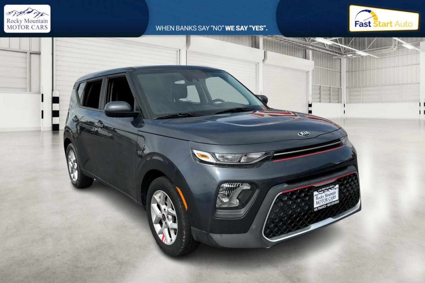 2020 Black Kia Soul S (KNDJ23AU5L7) with an 2.0L L4 DOHC 16V engine, CVT transmission, located at 767 S State Road, Pleasant Grove, UT, 84062, (801) 785-1058, 40.354839, -111.736687 - Photo#0