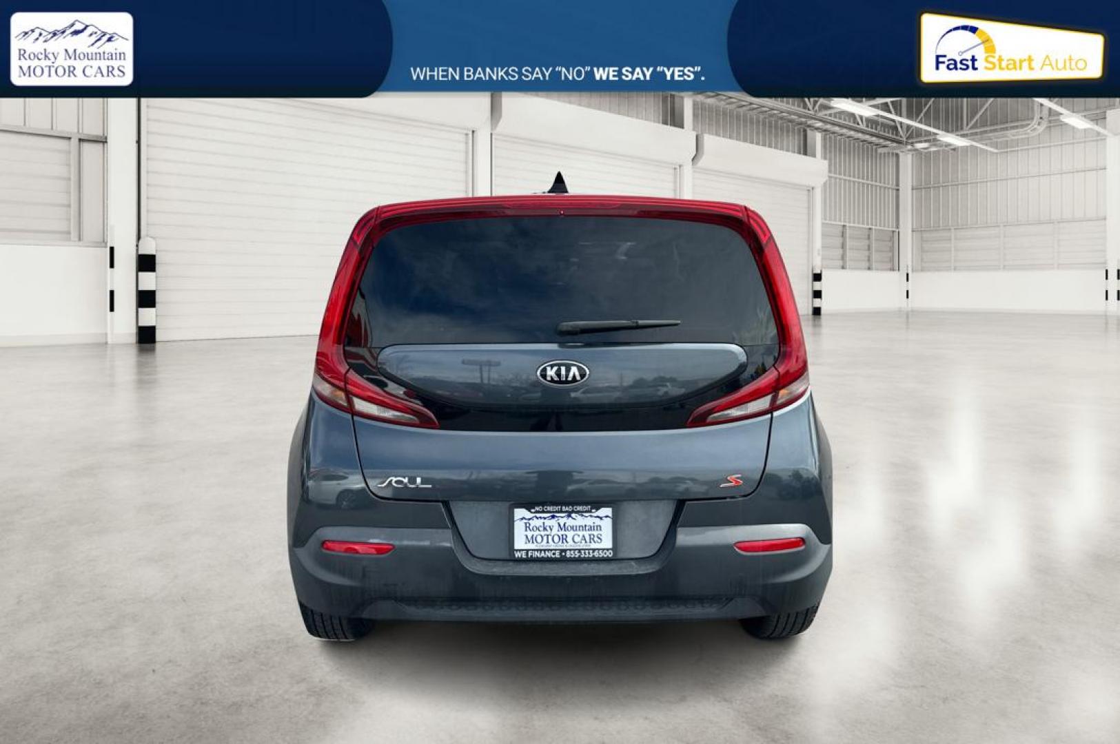 2020 Black Kia Soul S (KNDJ23AU5L7) with an 2.0L L4 DOHC 16V engine, CVT transmission, located at 767 S State Road, Pleasant Grove, UT, 84062, (801) 785-1058, 40.354839, -111.736687 - Photo#4