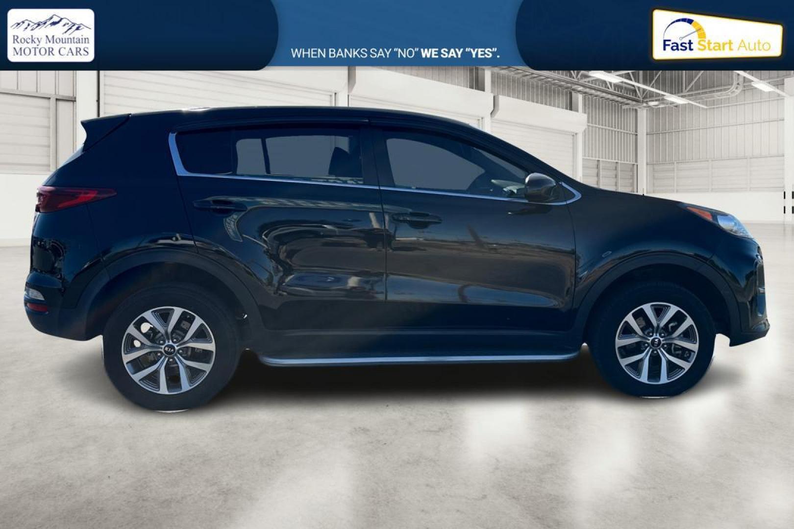 2020 Black Kia Sportage LX FWD (KNDPM3AC5L7) with an 2.4L V6 DOHC 24V engine, 6A transmission, located at 7755 State Street, Midvale, UT, 84047, (801) 753-9063, 40.610329, -111.892159 - Photo#1