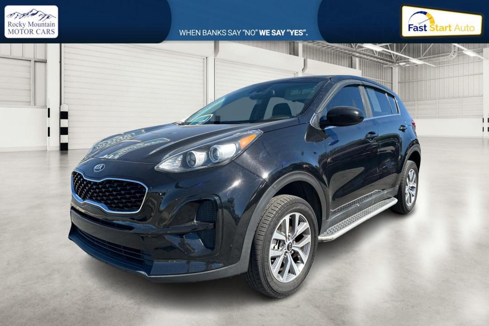 2020 Black Kia Sportage LX FWD (KNDPM3AC5L7) with an 2.4L V6 DOHC 24V engine, 6A transmission, located at 7755 State Street, Midvale, UT, 84047, (801) 753-9063, 40.610329, -111.892159 - Photo#6